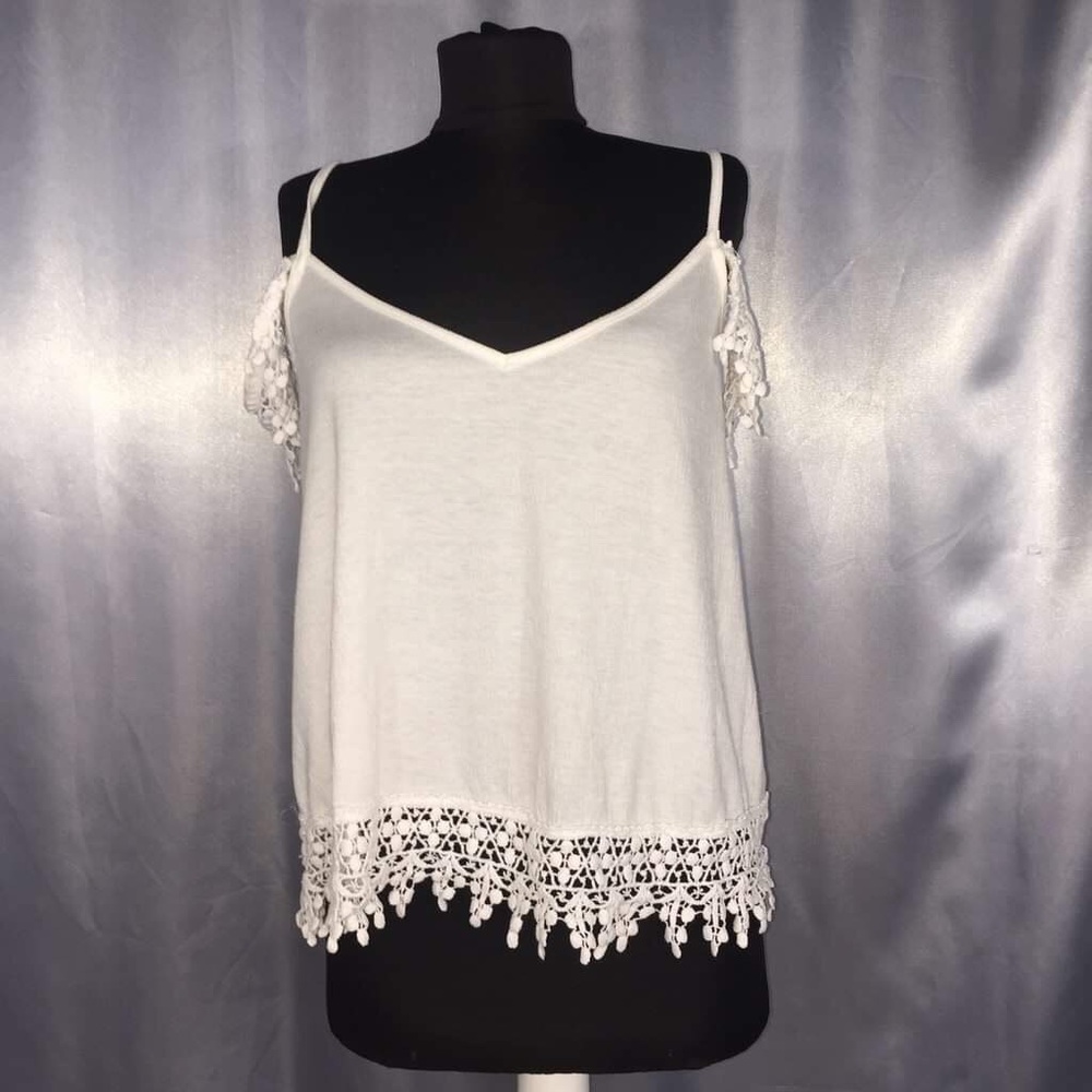 PacSun | La Hearts tank with knitted trim.